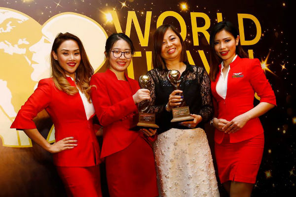 AirAsia ជោគជ័យធំជាថ្មីម្ដងទៀត ក្នុងកម្មវីធី WORLD TRAVEL AWARDS ...