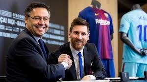 ប្រធានក្លិប Barcelona និង Lionel Messi