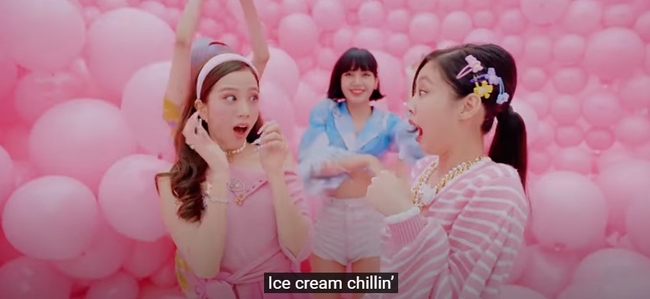 សមកម្មភាពក្នុងបទចម្រៀង​ Ice Cream