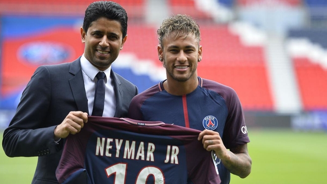 ប្រធានក្លិប PSG និង Neymar Jr