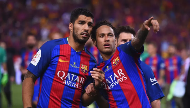 Suarez ជាមួយនឹង Neymar