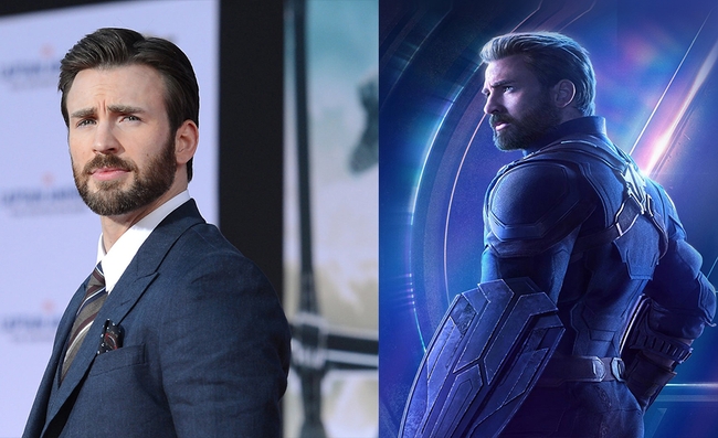 Chris Evans តួអង្គ Captain America