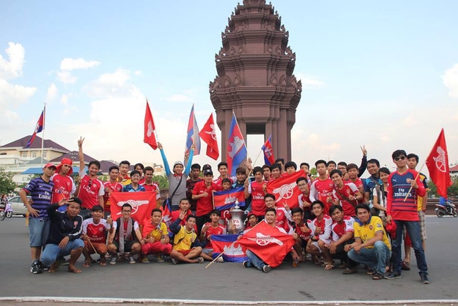 &nbsp; អ្នកគាំទ្ររបស់ Arsenal ប្រចាំស្រុកខ្មែរ&nbsp;"Arsenal Cambodia Fan Club"