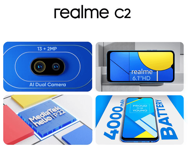  ស្មាតហ្វូន realmeC2