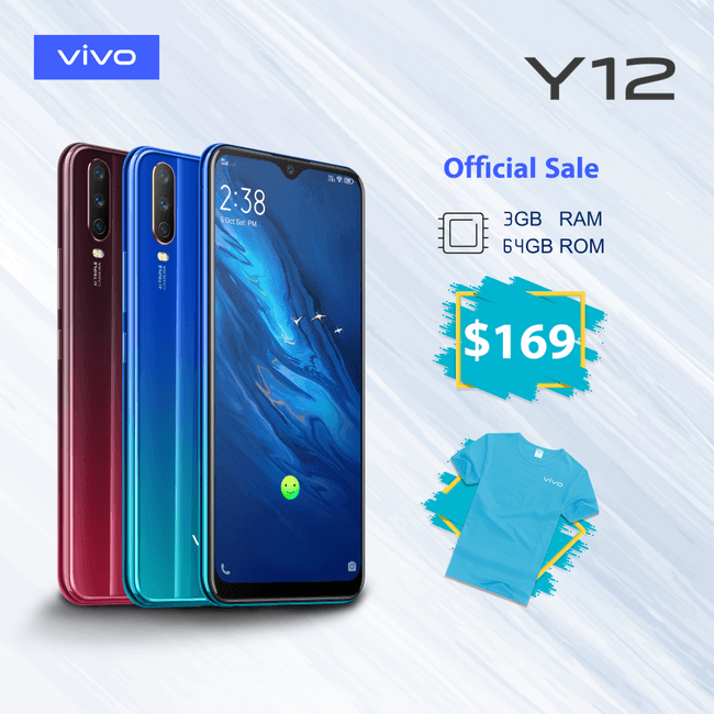  ស្មាតហ្វូន vivo Y12 ជំនាន់ទី2 